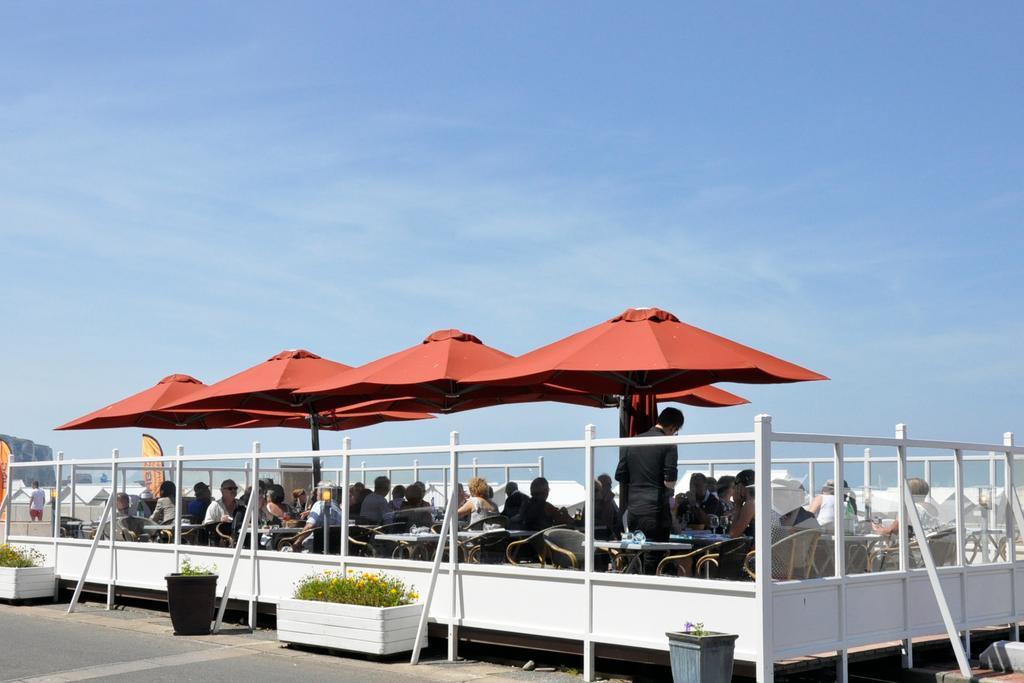 Hotel Le Bellevue Mers-les-Bains Exterior foto