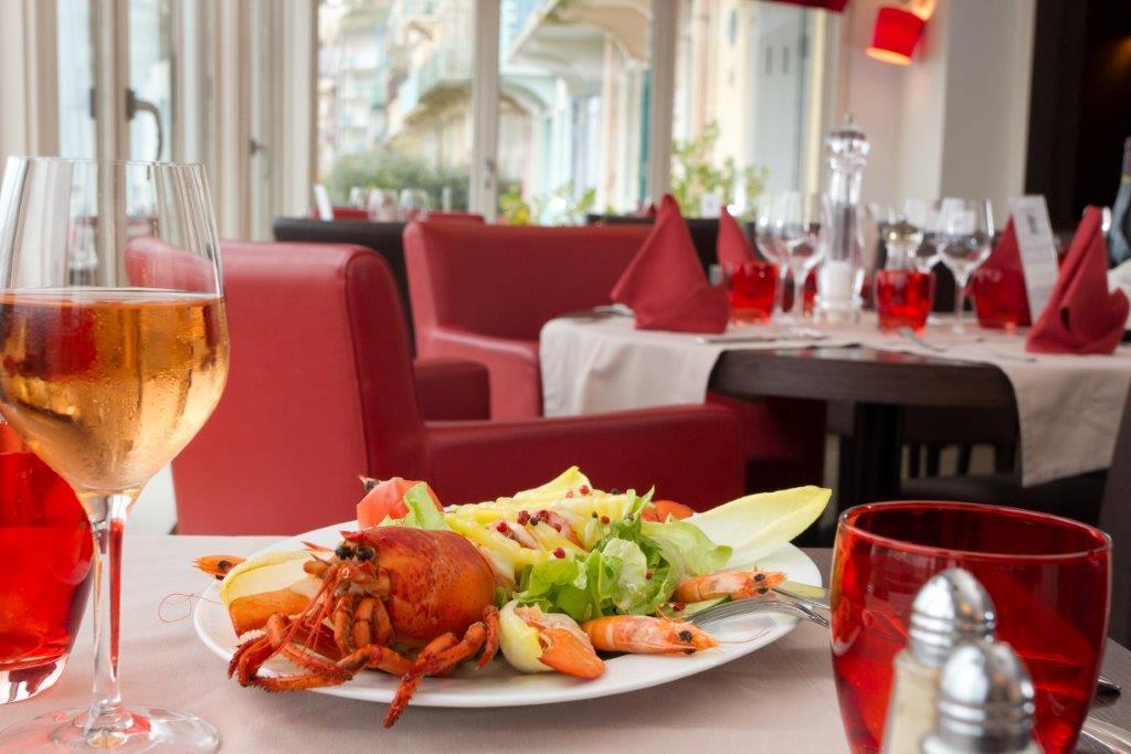 Hotel Le Bellevue Mers-les-Bains Exterior foto